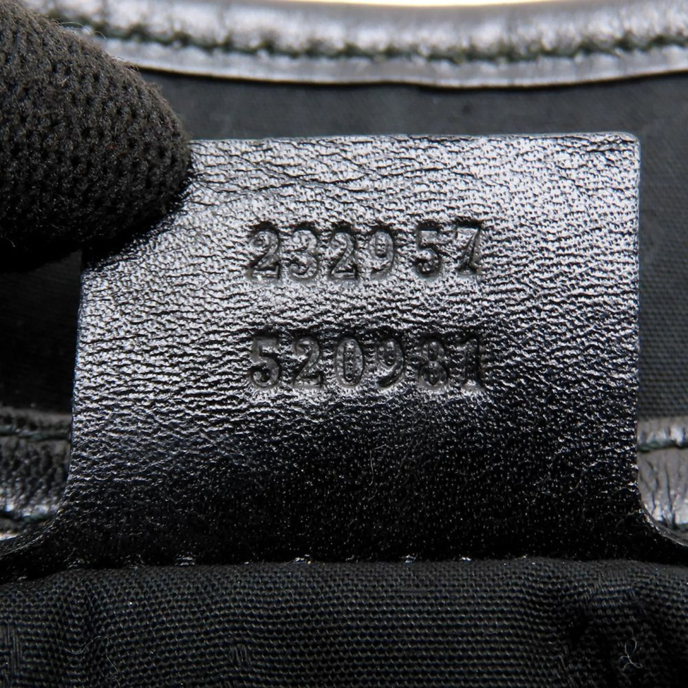 GUCCI Black Leather Tote Bag - Picture 9 of 16